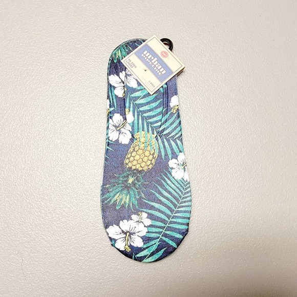 Urban Pipeline - No Show‎ Liner Socks - Pineapple & Gray NWT - Picture 2 of 4
